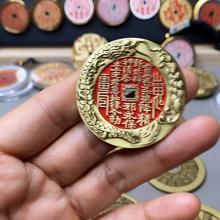 铜现代仿制工艺文创铜币