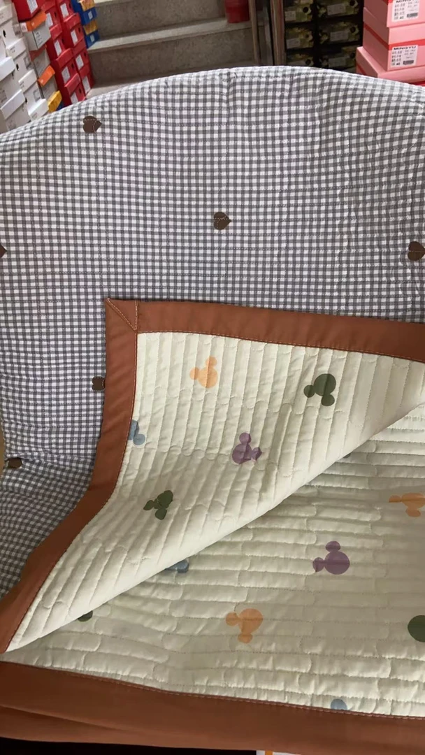 双面床盖密道绗缝高档四季亲肤透气