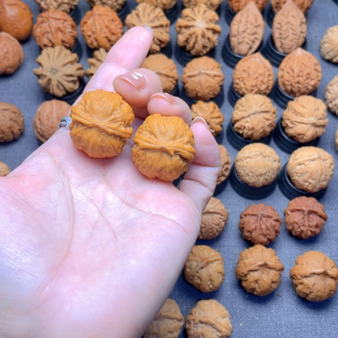 我****核桃文玩把件磨盘南瓜