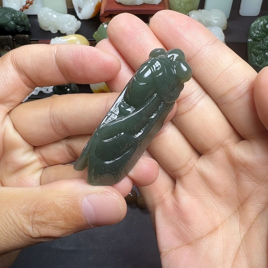 和田玉未镶嵌挂件