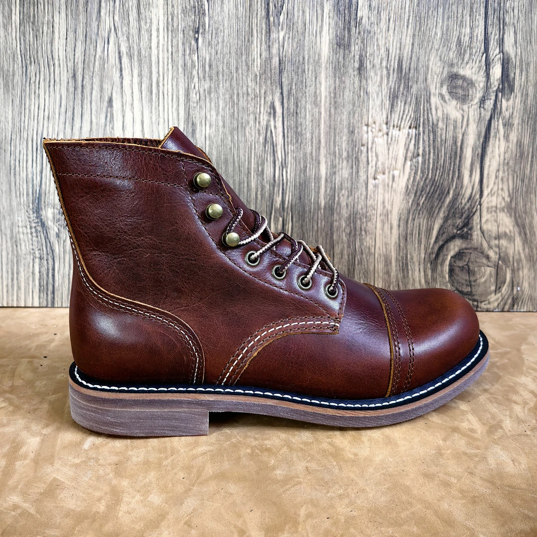 瑕疵 顺丰包邮 固特异工艺牛皮男士福利靴