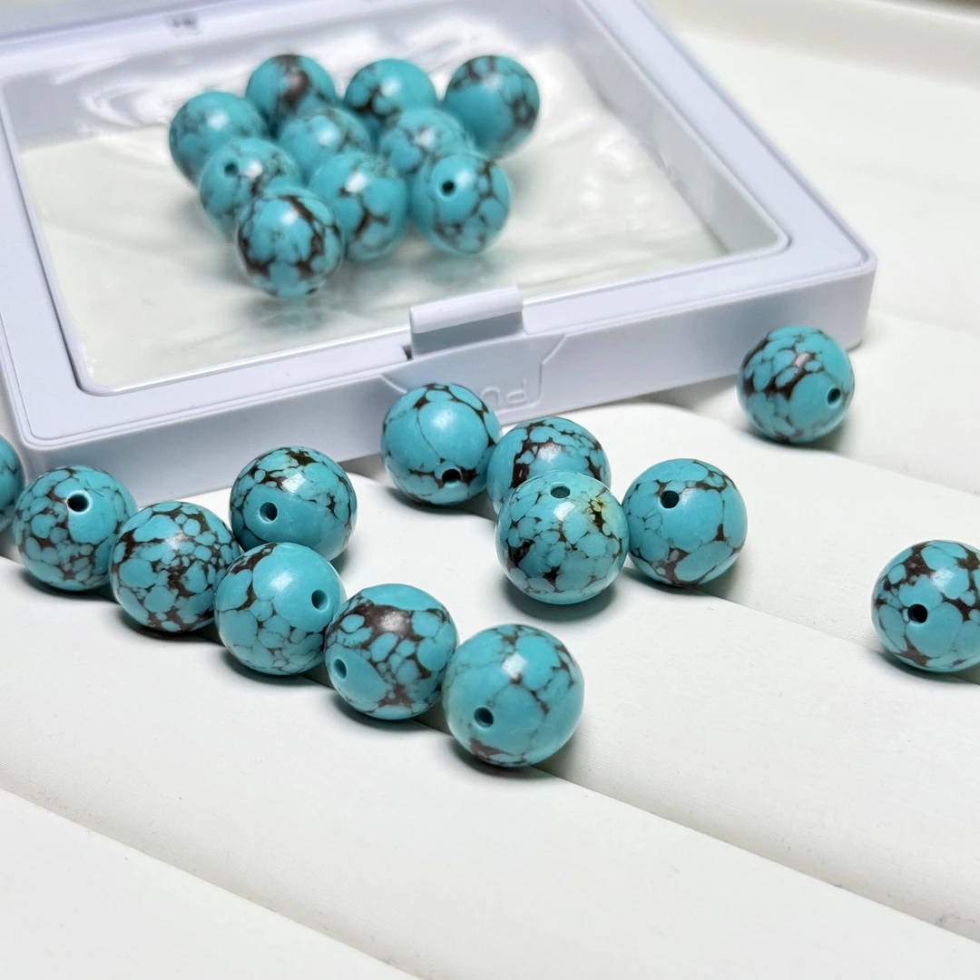 圆珠卡12mm铁线圆珠文玩手工艺配饰琉璃手工散珠