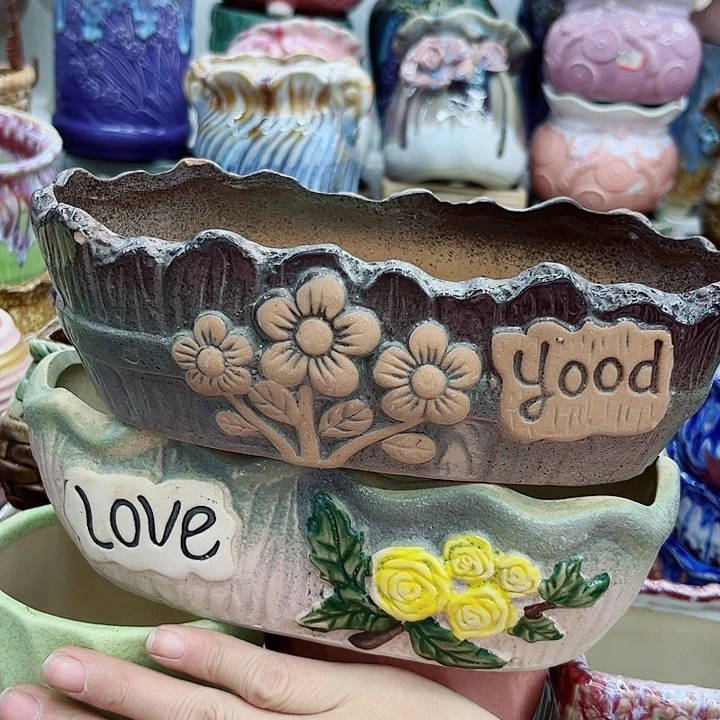 多肉绿植陶瓷花盆