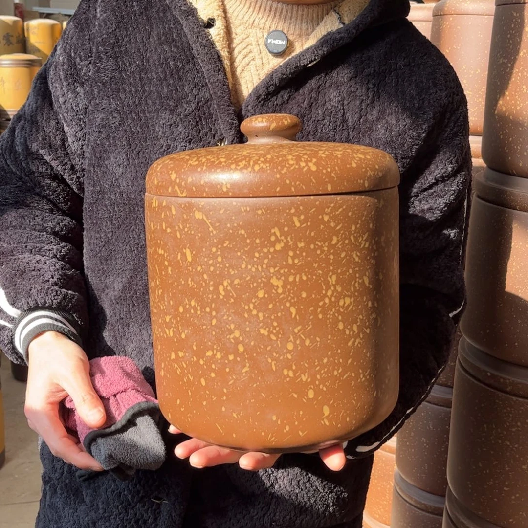 紫砂茶叶罐8 饼茶叶罐