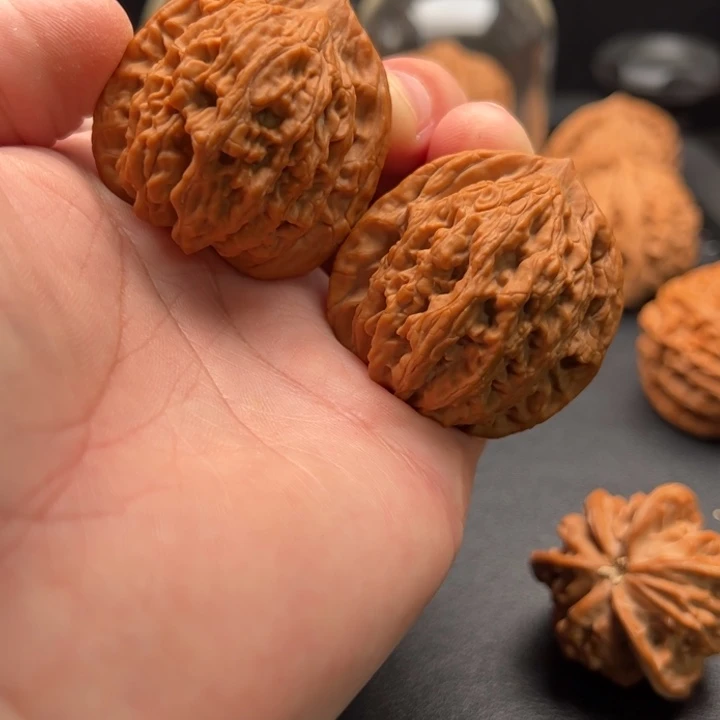 把件文玩核桃40虎头老果