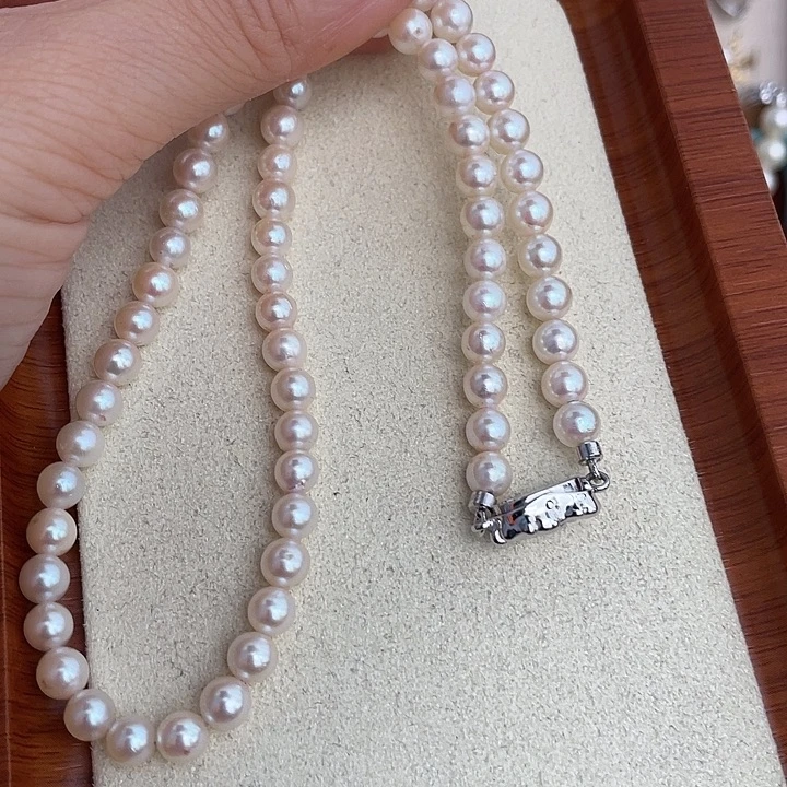 银S925镶嵌海水珍珠颈饰