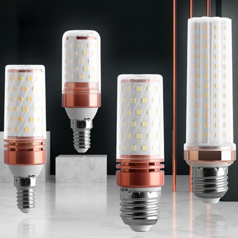 超亮led灯泡玉米节能灯e27 e14螺口12W家用客厅卧室暖光白光变光