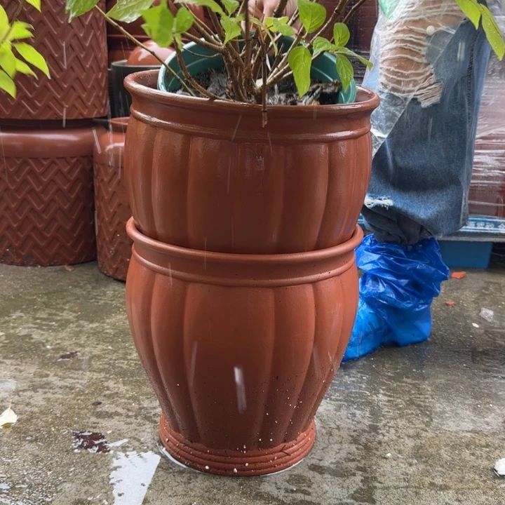 紫砂花瓶口30高30宜兴紫砂粗糙