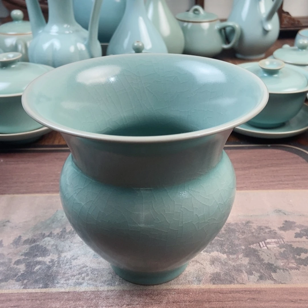 摆件瓷原产地原矿汝瓷～茶器