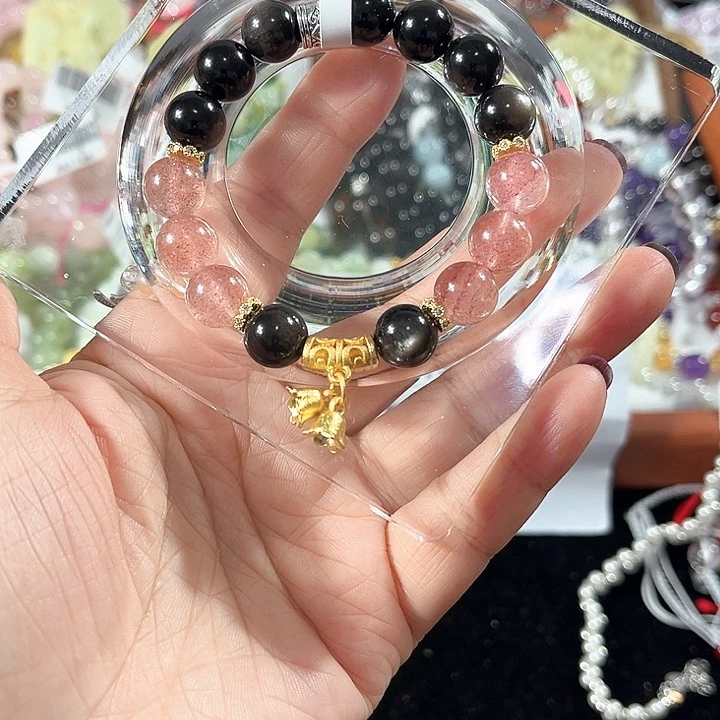 合金水晶手链圣诞款