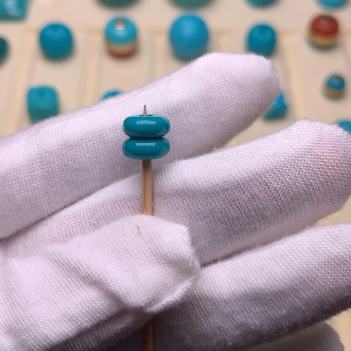 绿松石未镶嵌绿松石面包圈8.2