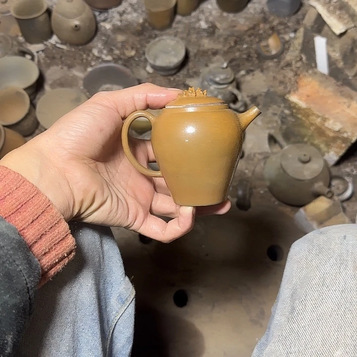 茶壶紫泥坭兴陶柴烧