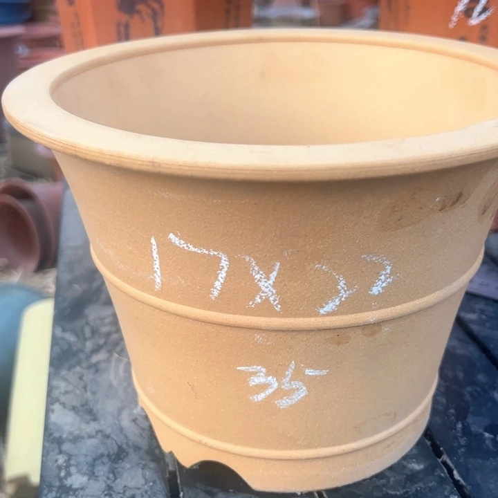 红陶紫砂碗盆口22