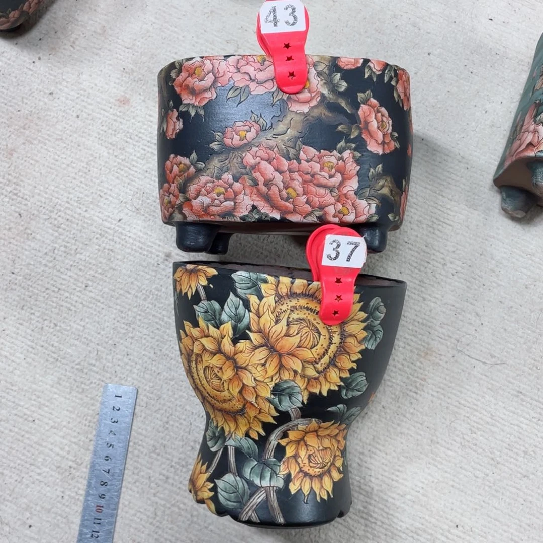 紫砂花盆维***7陶瓷多肉花盆精品