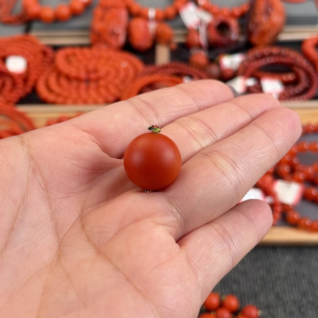 南红玛瑙未镶嵌15➕保山南红单珠