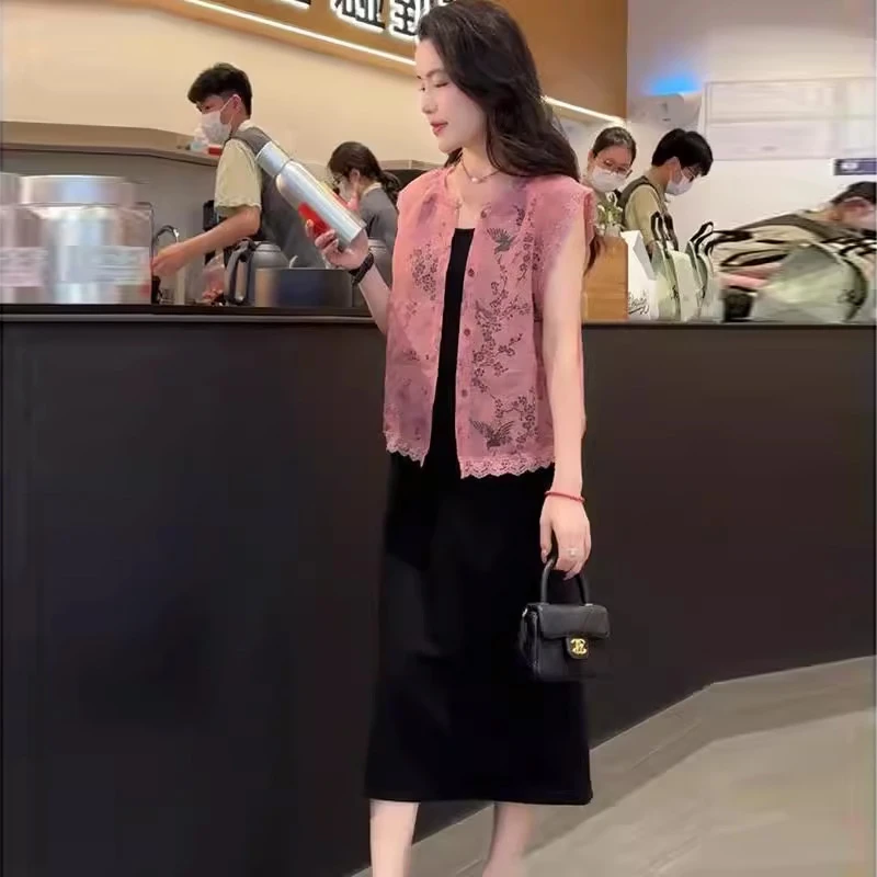 新中式国风马甲2025新款夏季爆款宽松休闲独特别致背心马夹外搭潮