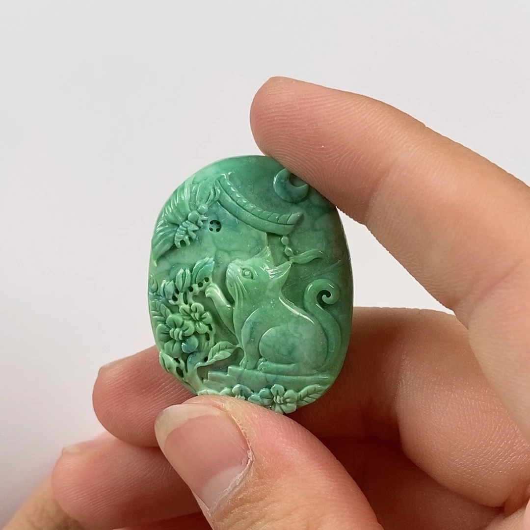 绿松石珠宝奇石未镶嵌