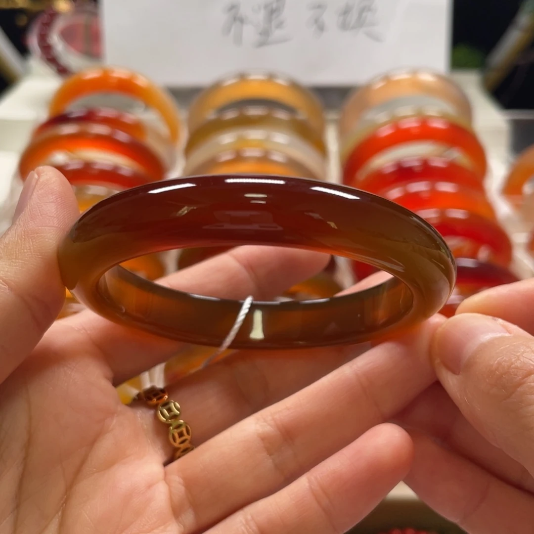 玛瑙/玉髓手镯未镶嵌苗*