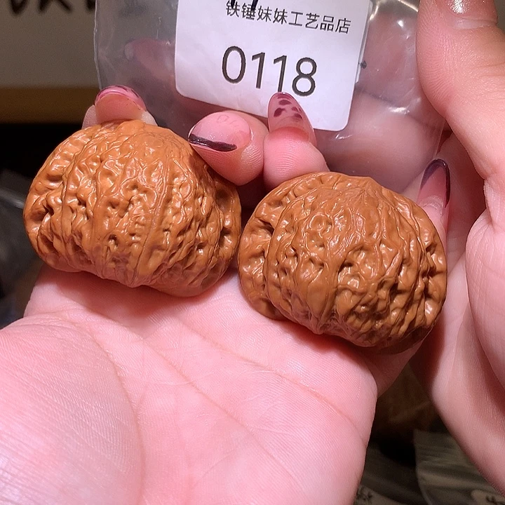 文玩核桃把件铁锤44➕