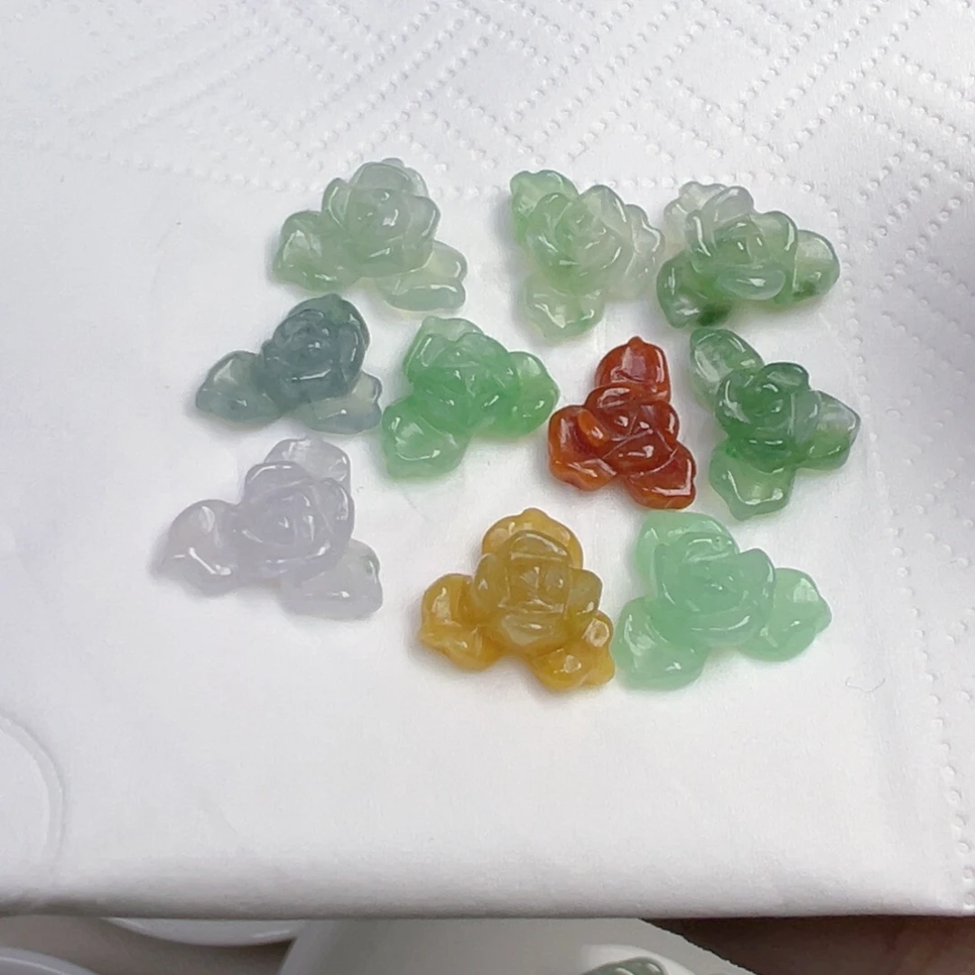 翡翠散珠立体花花