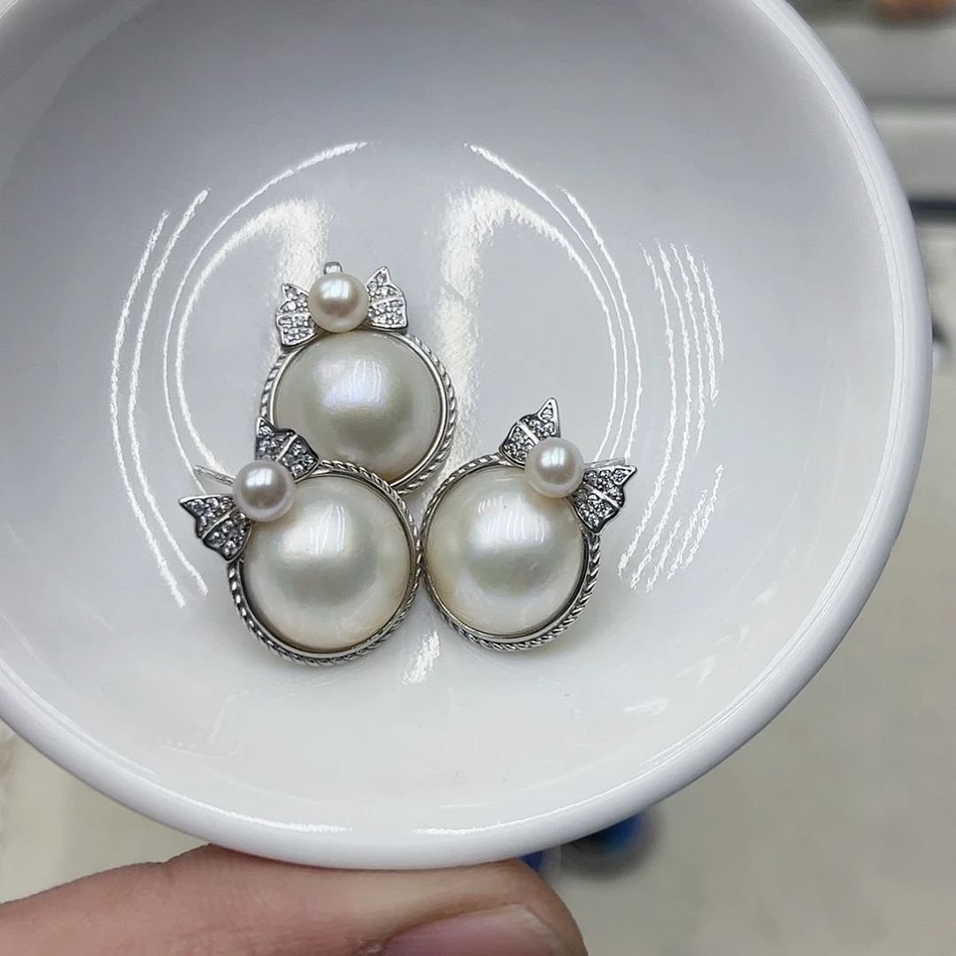 淡水珍珠吊坠(不含链)未镶嵌主***晗02