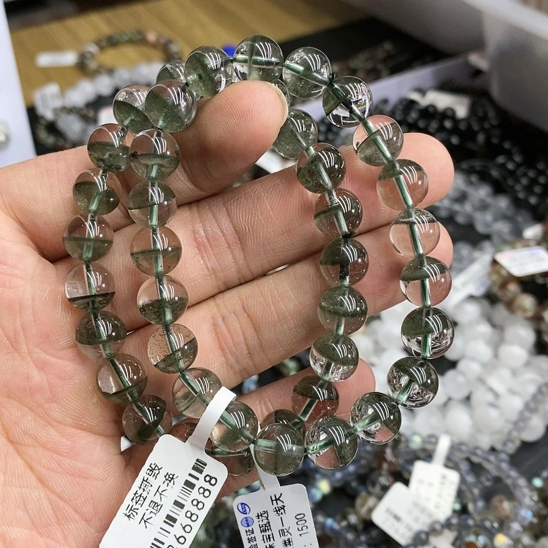 水晶手链未镶嵌多样性发货发一条