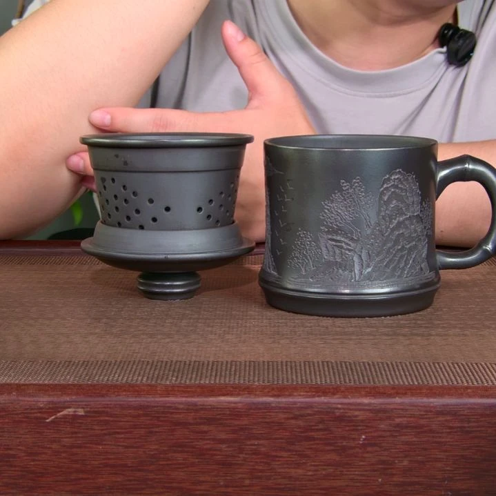 茶杯紫砂高货放漏