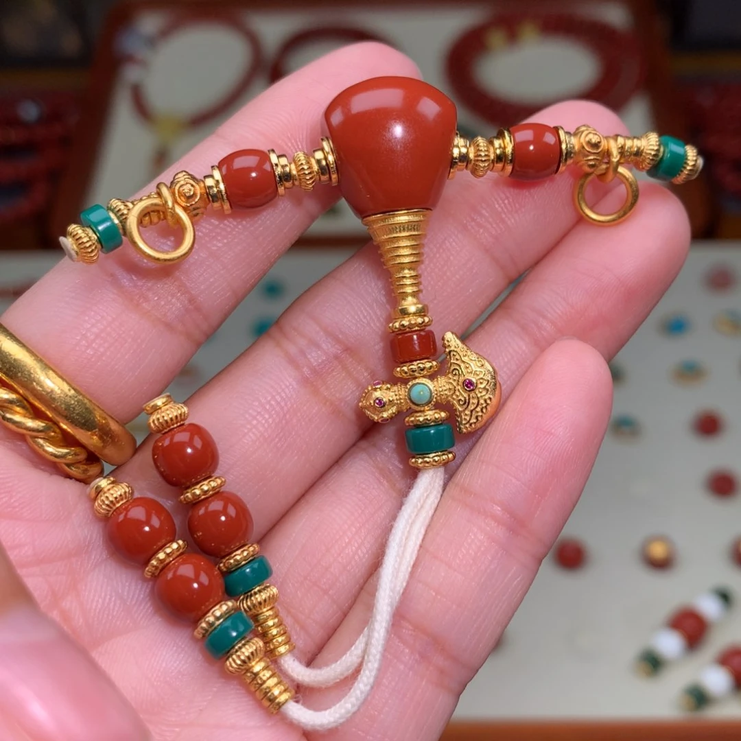 南红玛瑙未镶嵌颈饰