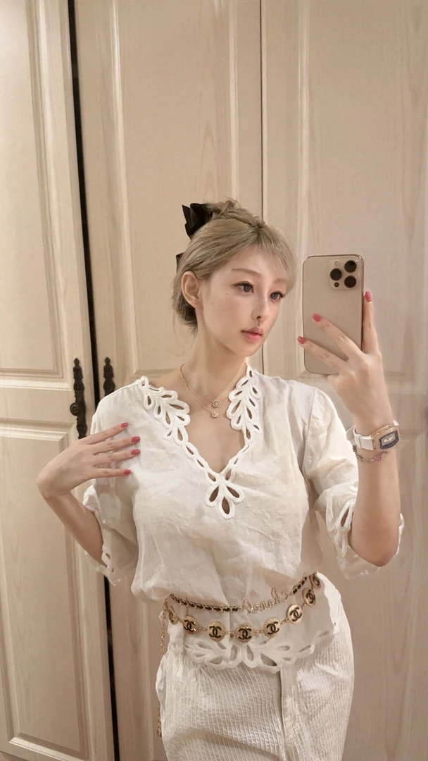 合金项链 2439【星币系列】财气叠加双面戴双层星币项链