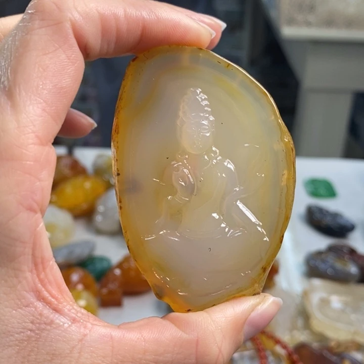 玛瑙/玉髓吊坠(不含链)未镶嵌