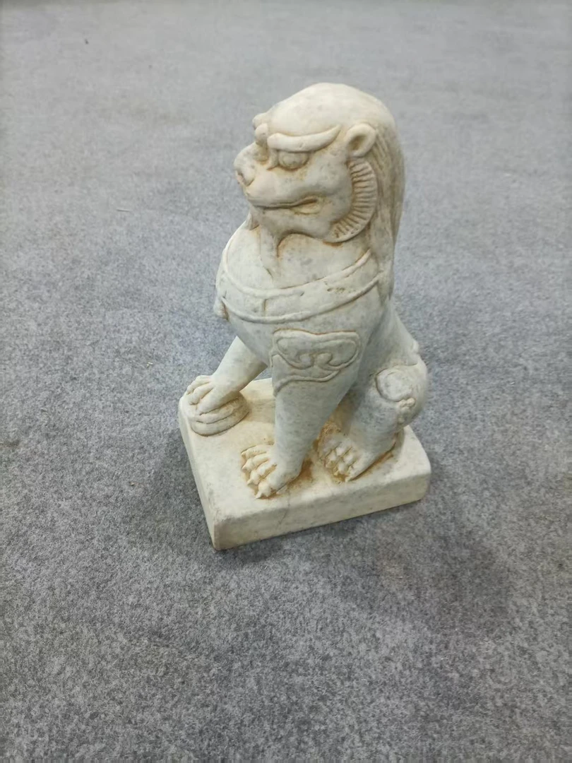 汉白玉材质 小狮子 不包邮 不卸车