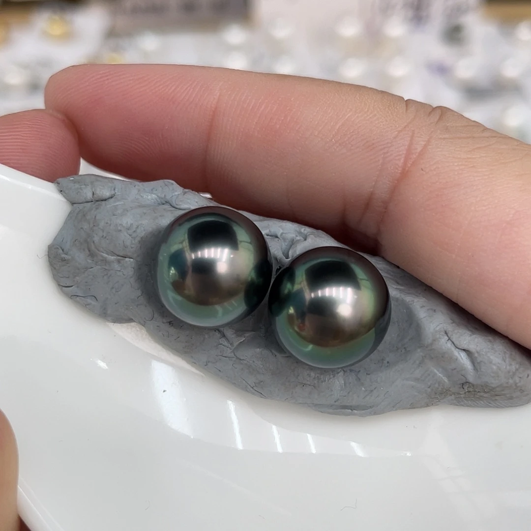 定制海水珍珠未镶嵌裸珠大溪地11.9mm