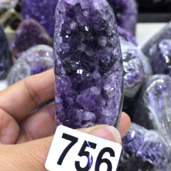 紫晶天然水晶摆件未镶嵌