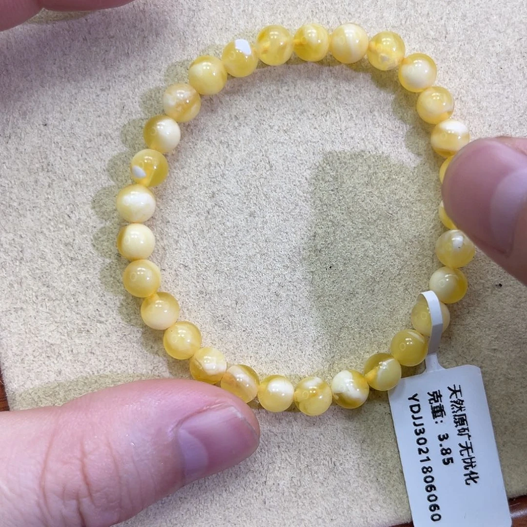 蜜蜡珠宝奇石未镶嵌6mm