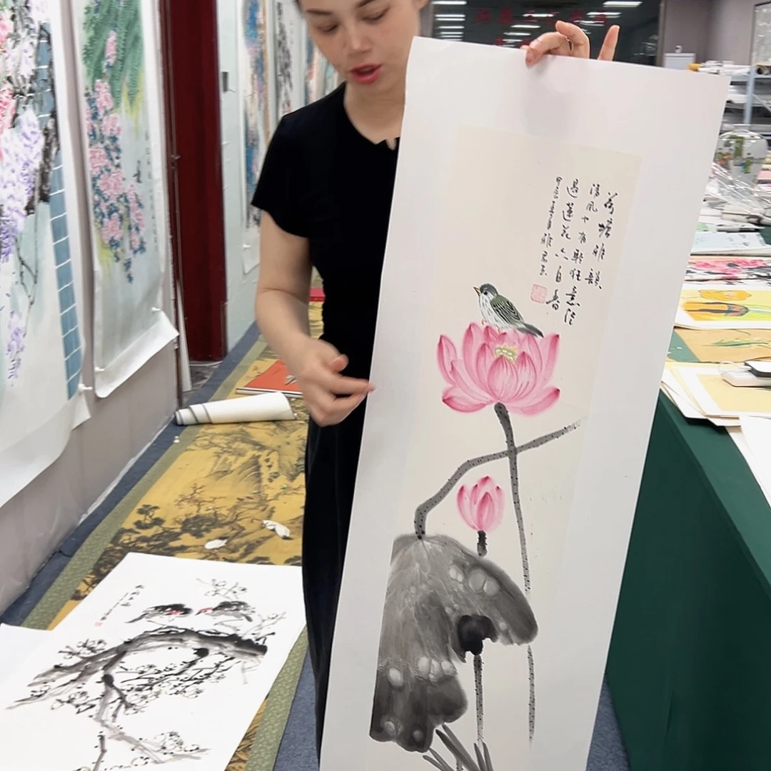 国画宣纸国画纯手绘作品