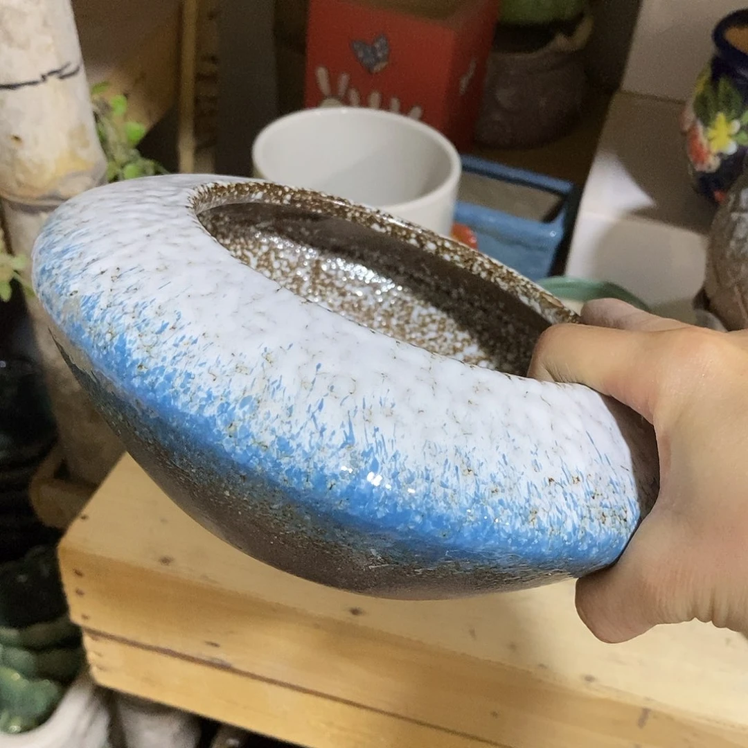 杯子陶盆有孔 瑕疵介意勿拍
