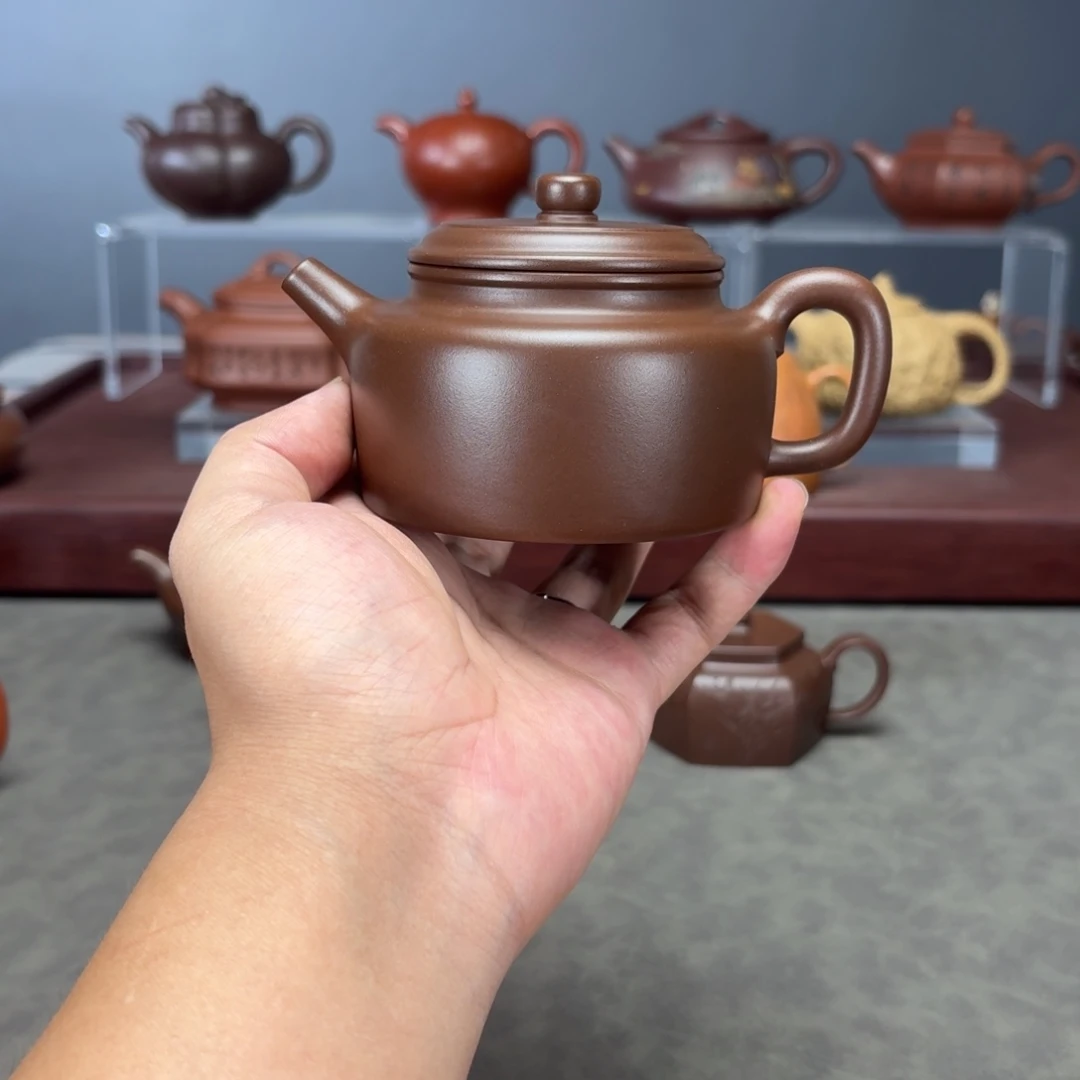 紫砂茶壶德中200CC紫泥