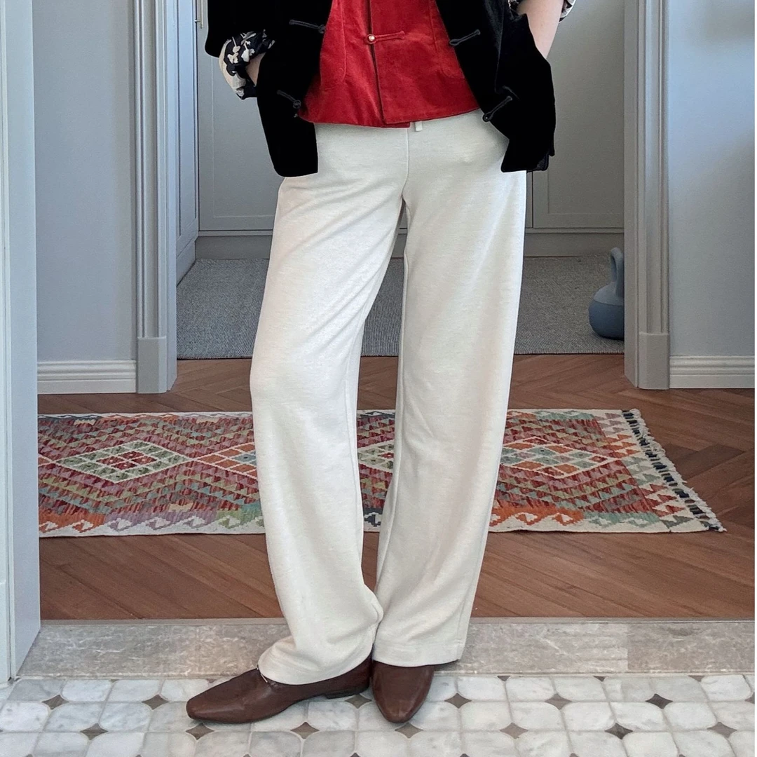 【安雅推荐】“织愈糯软”糯感系带卫裤