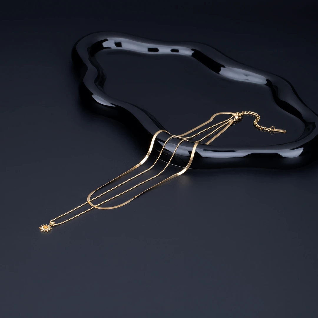 铜合金项链 【INSS · GG】轻奢气质小众设计百搭项链IX0181