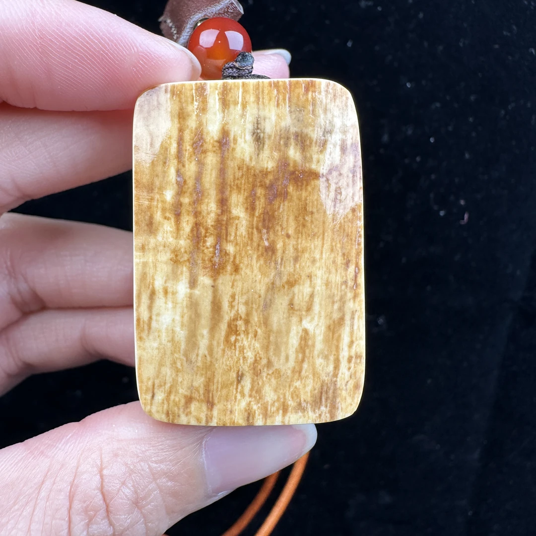 E1709天然猛犸牙 肥皂 无事牌 27*41*17mm支持鉴定 假一罚四