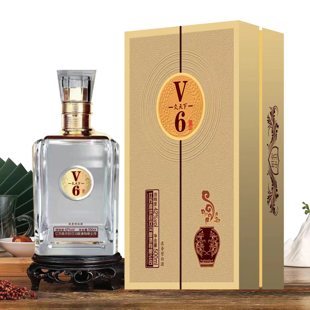 交天下江苏  V6  浓香优级42度500ML42度500
