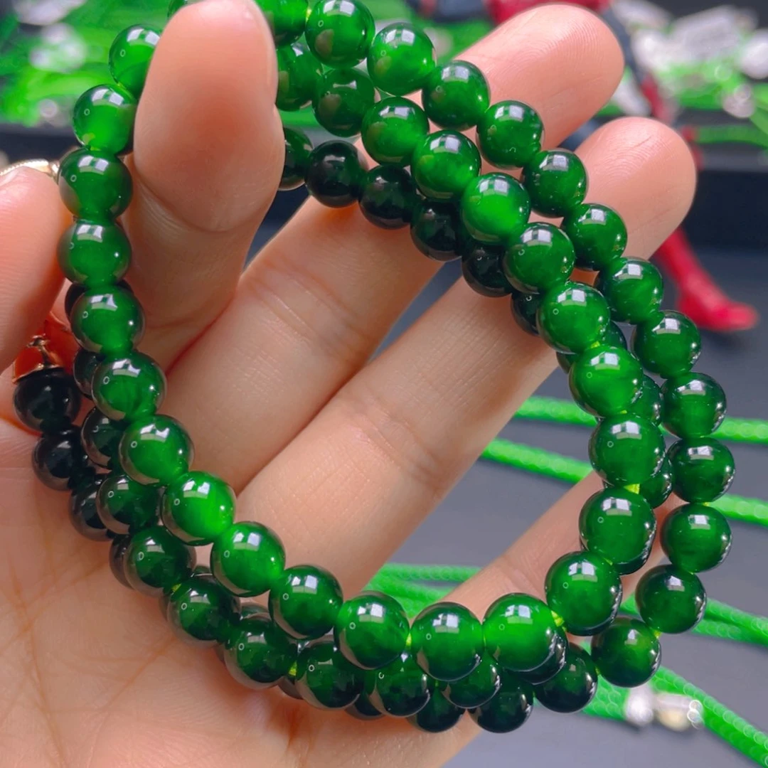 翡翠项链未镶嵌，1