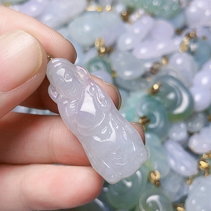 翡翠未镶嵌颈饰天然A货翡翠