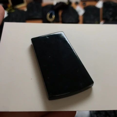 翡翠未镶嵌颈饰天然缅甸a货钢琴黑挂件