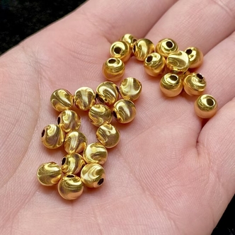 925银银制品 【JXB】猫眼珠单珠配件-约6mm（多样性发