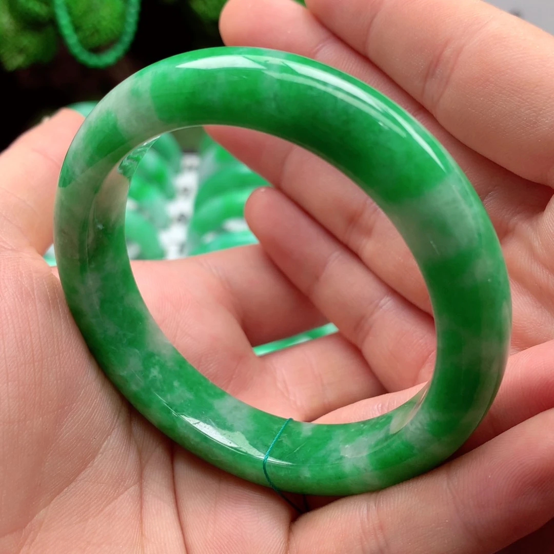 未镶嵌手镯翡翠缅甸56.3圈口