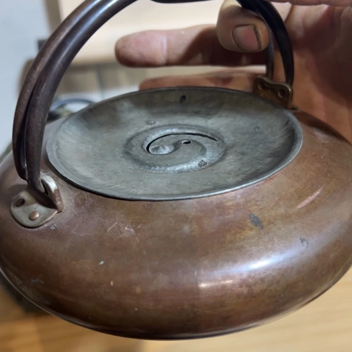 锡中古工艺品，摆件