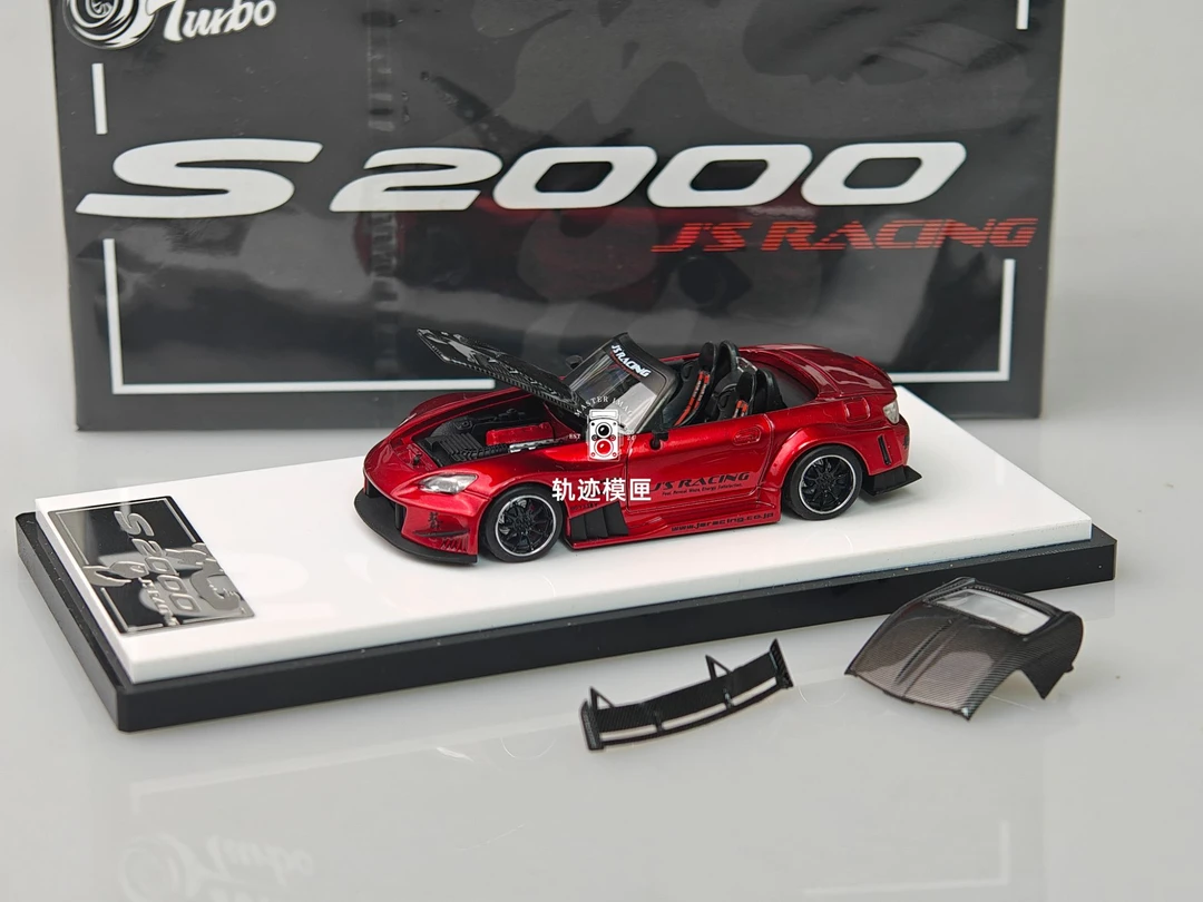 现货MicroTurbo MT 1:64 本田S2000 AP1 赛道版Race Car合金模型