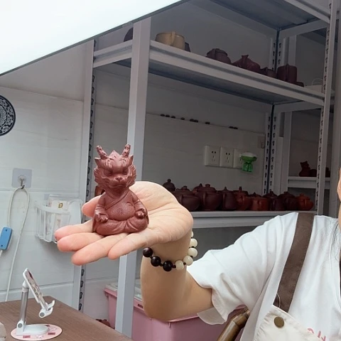 朱泥小龙人茶宠茶宠