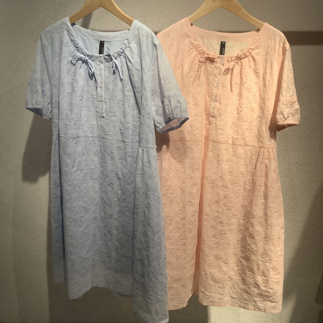 水淼399连衣裙0411盐缩连衣裙